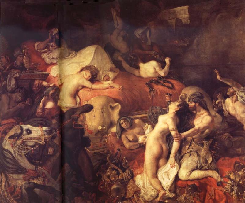 Eugene Delacroix The Death of Sardanapalus oil painting picture